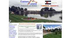 Desktop Screenshot of customlawnsco.com